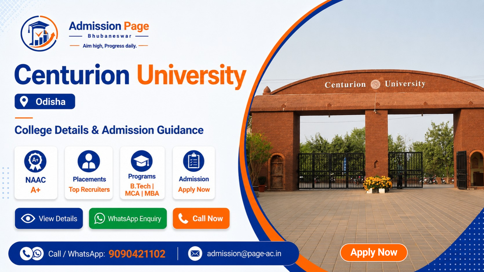 Centurion University Admission Guidance